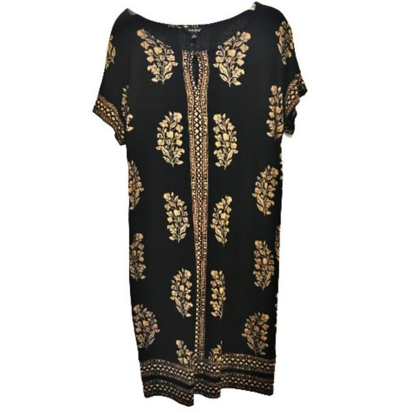 Lucky Brand Boho Beach T-shirt Dress - Picture 6 of 6